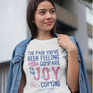 Christian Joy Coming Romans 8:18 Trendy Modern Tri-Blend Shirt