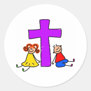Christian Kids Classic Round Sticker