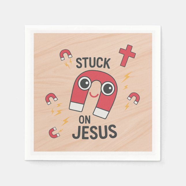 Christian kids party napkin (Front)