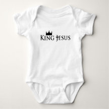 Christian King Jesus Cross and Crown Baby Gift