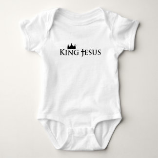 Christian King Jesus Cross and Crown Baby Gift Bodysuit