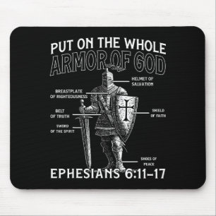 Christian Knights Templar Medieval Knight Armor Of Mouse Pad