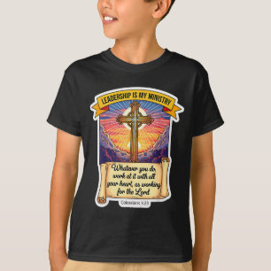 Christian Leader Leadership Is My Ministry Ceo Man T-Shirt