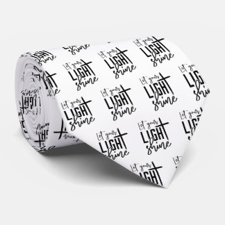 Christian Let Your Light Shine Text Tie