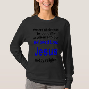 Christian lifestyle Multilingual Series English ve T-Shirt