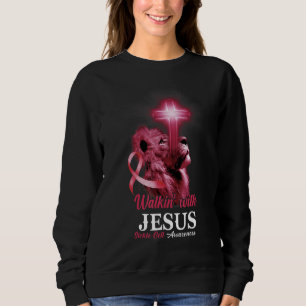 Christian Lion Cross Religious Saying Sickle Cell Sweatshirt