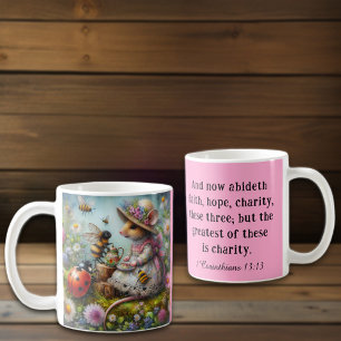 Christian Love Corinthians Verse Whimsical Coffee Mug