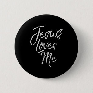 Christian Love Quote Gift For New Believers Jesus 6 Cm Round Badge