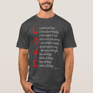 Christian LOVE Verses - Blood of Christ - T-Shirt