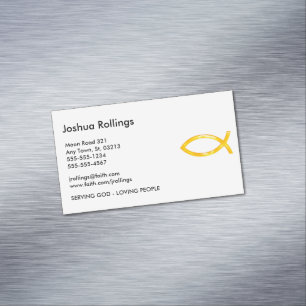 Christian Magnetic Business Card