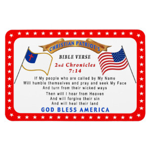 Christian Magnets Fridge  2nd chronicles 7 14