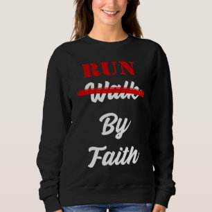 Christian Marathon Runner Sweatshirt