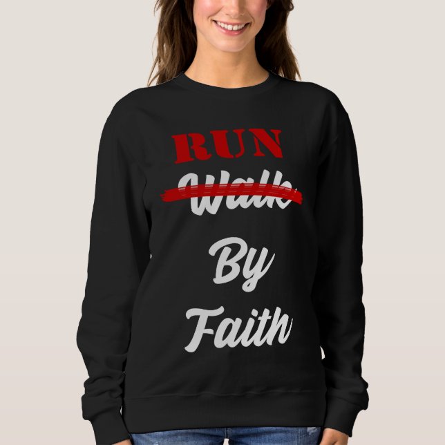 Christian Marathon Runner Sweatshirt (Front)