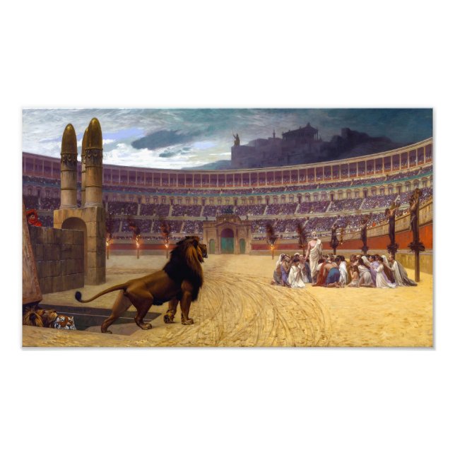 Christian Martyrs’ Last Prayer | J-L Gérôme | Photo Print (Front)