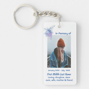 Christian Memorial Keepsake Memorial Dragonfly Key Ring