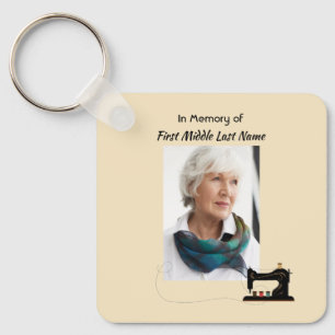 Christian Memorial Keepsake Seamstress  Key Ring