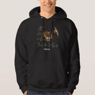 Christian Men Women Scripture Be Still Know That I Hoodie