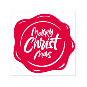 Christian Merry Christmas Religious Wax Seal Self-inking Stamp