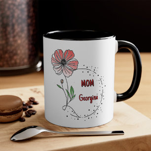 "Christian Messages for Mom: Messages of Love and Two-Tone Coffee Mug