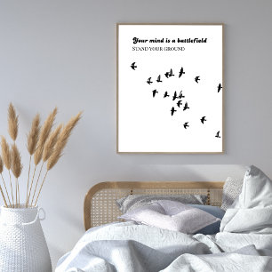 Christian Mindset Wall Art – Your Mind Is a Battle