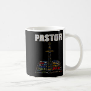 Christian Minister Word Cloud Church Pastor Apprec Coffee Mug