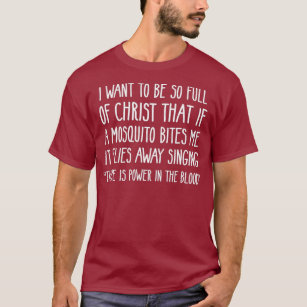Christian Mosquito Joke Funny Deluxe T-Shirt