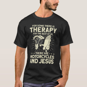 Christian Motorcycle Biker Motorcycles And Jesus F T-Shirt