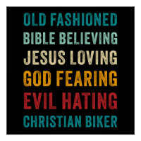 Christian Motorcycle Mens Cool Funny Vintage Faith