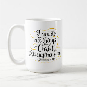 Christian Mug - I Can Do All Things - Philippians