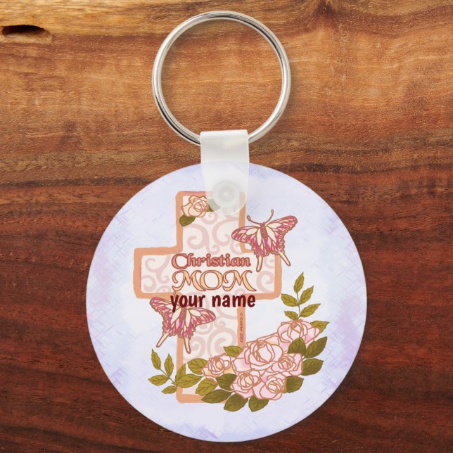 Christian Mum  keychain (Front)