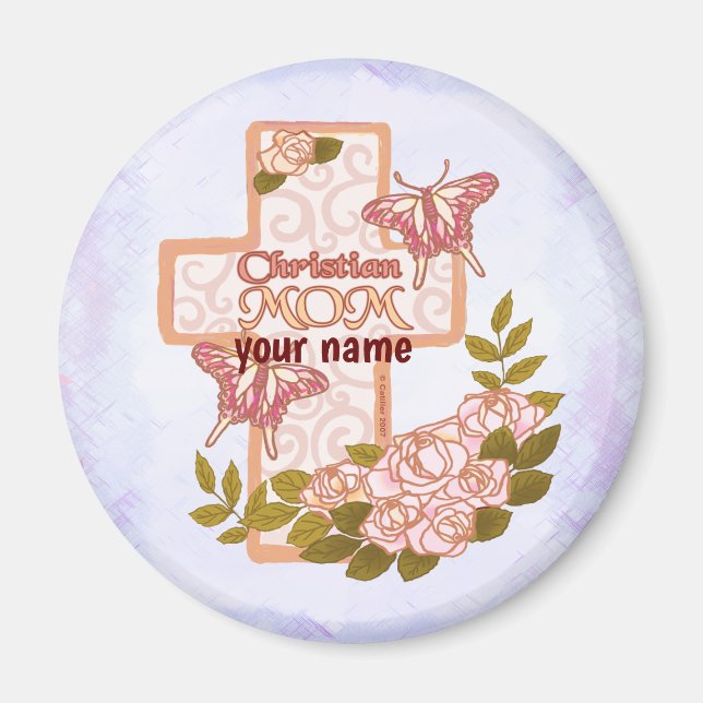 Christian Mum  magnet  (Front)