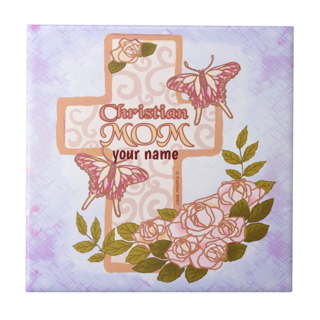 Christian Mum  Tile (Front)