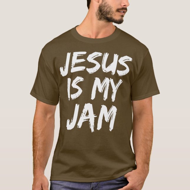 Christian Music Quote Gift for Men Worship Jesus T-Shirt (Front)
