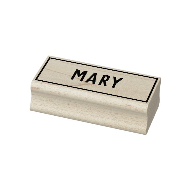 Christian Name Mary on a Rubber Stamp (Stamp)