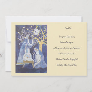 Christian Nativity Scene Holiday Card
