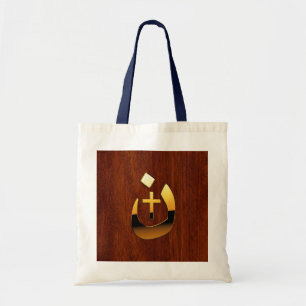 Christian Nazarene Solidarity on Mahogany Style Tote Bag