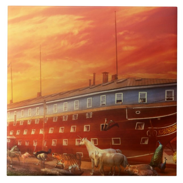 Christian - Noah's Ark - The beginning Tile (Front)