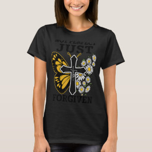 Christian Not Perfect Just Forgiven Religious Jes T-Shirt