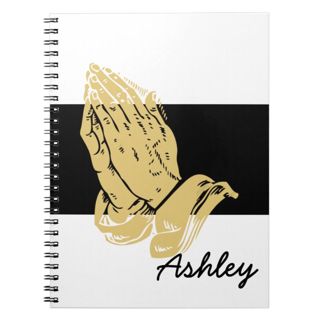 Christian Notebook-Custom Name Spiral Notebook (Front)