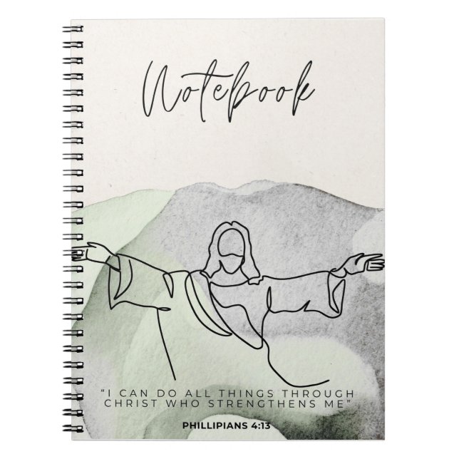 Christian Notebook for Bible Journalling (Front)