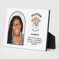 Christian NOVEMBER Birth Month Flower NAME PHOTO