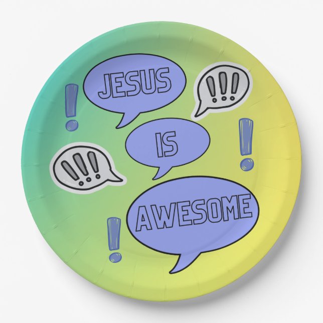 Christian party tableware theme  paper plate (Front)