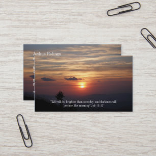 Christian Pastor Priest Business Card