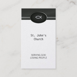 Christian Pastor Priest Business Card