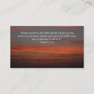 Christian Pastor Priest Business Card