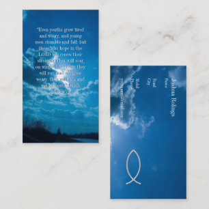 Christian Pastor Priest Business Card