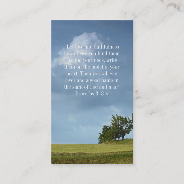 Christian | Pastor | Priest Business Card (Front)