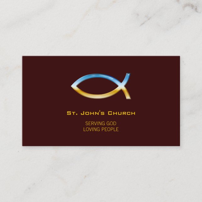 Christian | Pastor | Priest Business Card (Front)