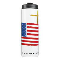 *~* Christian Patriotic Cross AP16 Flag Distressed