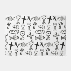 Christian Pattern Doormat